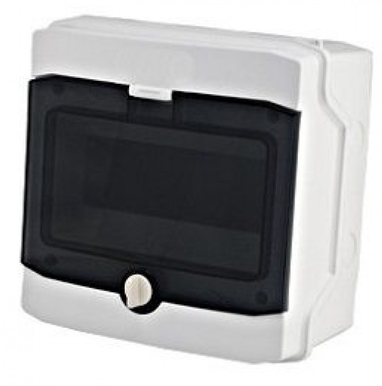 Cofret / Panou pentru Distributie Sigurante, De exterior, IP65, 1 rand de 8 Module Schrack. Fiabilitate si performanță 1 Cofret / Panou pentru Distributie Sigurante