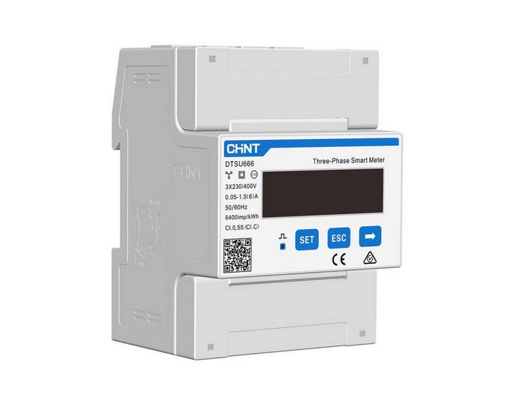 Contor inteligent Growatt Smart Meter 3PH, compatibil cu invertoarele Growatt trifazate, TPM-E-Chint. Fiabilitate si performanță 1 Contor inteligent Growatt Smart Meter 3PH