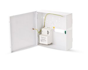 Cutie Metalică cu Transformator pentru Sisteme Alarma Eldes B-ME1 1 Cutie din metal cu transformator compatibila cu sisteme de alarma Eldes ESIM 252/264/364/384, B-ME1. Fiabilitate si performanță