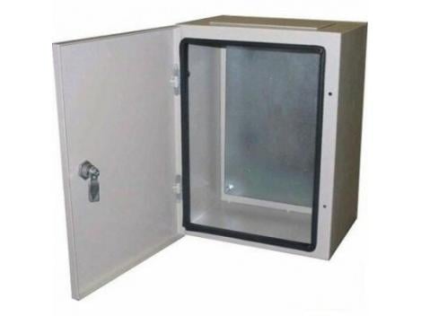 Cutie metalica IP65 250X250X150 cu contrapanou. Fiabilitate si performanță 1 Cutie metalica IP65 250X250X150 cu contrapanou