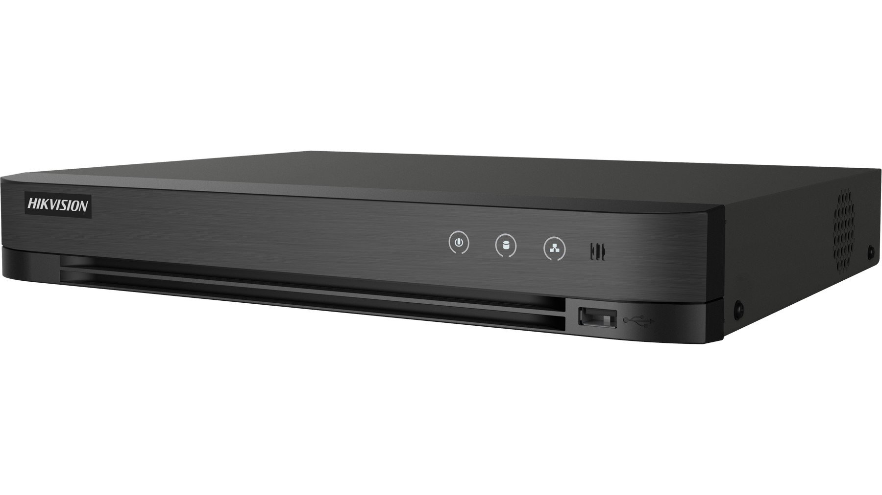 DVR 8 canale AcuSense Hikvision iDS-7208HUHI-M2/X/4A+8/4, pana la 8MP, latime banda 256Mbps, 2 porturi SATA. Fiabilitate si performanță 1 DVR 8 canale AcuSense Hikvision iDS-7208HUHI-M2/X/4A+8/4
