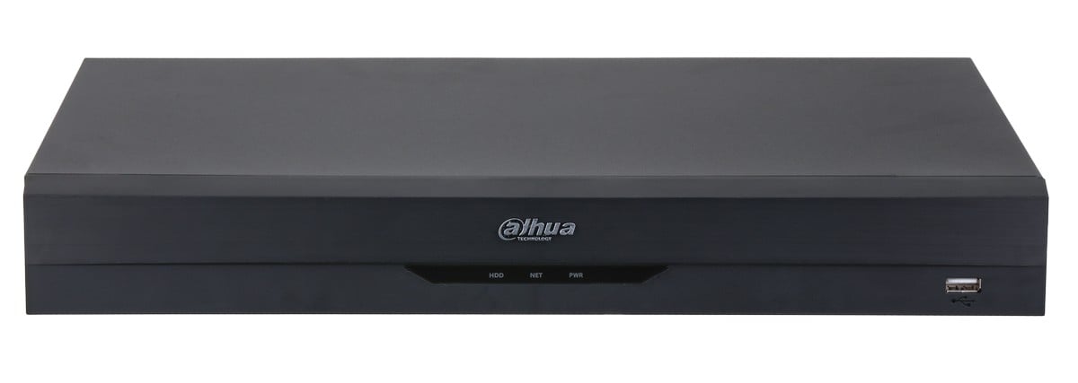 DVR pentabrid cu 16 canale, rezolutie 4K, HDCVI , 2 x HDD, DAHUA, XVR5216A-4KL-I3. Fiabilitate si performanță 1 DVR pentabrid cu 16 canale