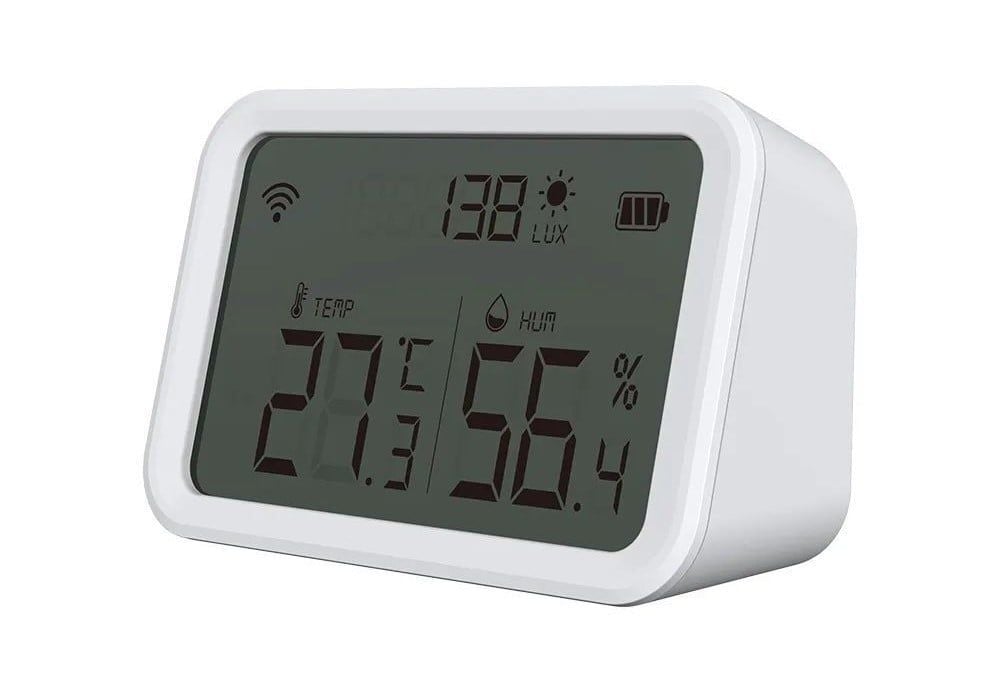 Detector de umiditate si temperatura wireless, aplicatie Tuya, control vocal, Rehent NAS-TH02W6. Fiabilitate si performanță 1 Detector de umiditate si temperatura wireless