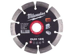 Disc diamantat Milwaukee, DUH 125mm, pentru piatra, tigla din beton, granit, 4932399540. Fiabilitate si performanță