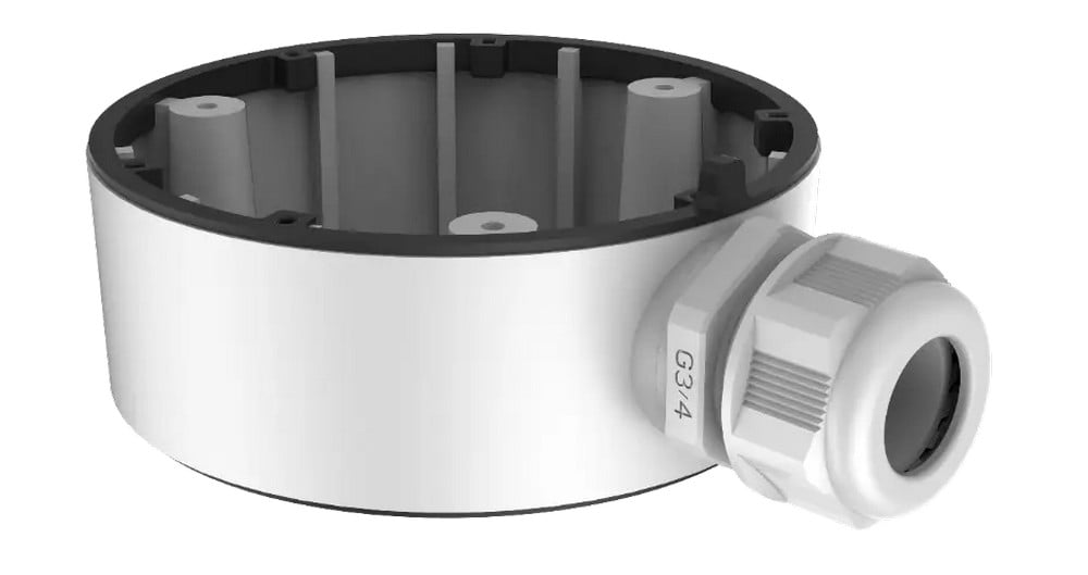 Doza de conexiuni rotunda, aluminiu, Hikvision DS-1280ZJ-TR13. Fiabilitate si performanță 1 Doza de conexiuni rotunda
