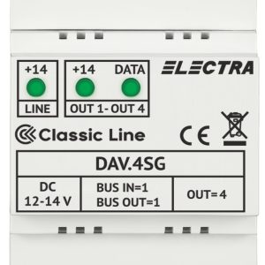 Doza derivatie video Electra Classic DAV.4SG