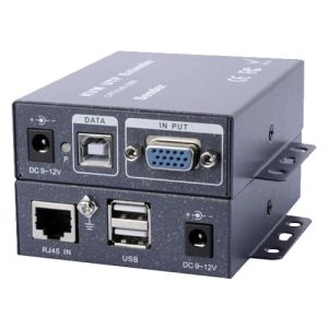 Extender VGA + USB pe cablu de retea 100m
