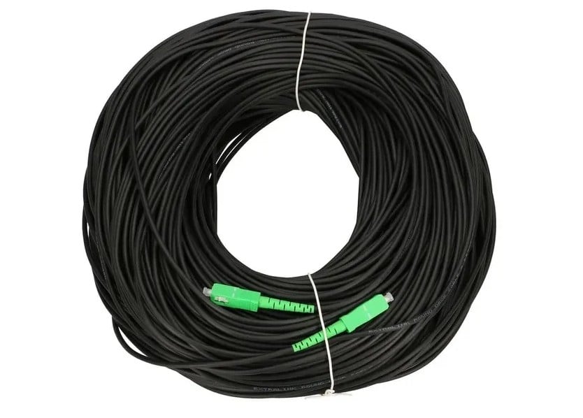Fibra optica FTTH Extralink TS-SC/APC-SM-140M, conectori SC, lungime 140m, negru. Fiabilitate si performanță 1 Fibra optica FTTH Extralink TS-SC/APC-SM-140M