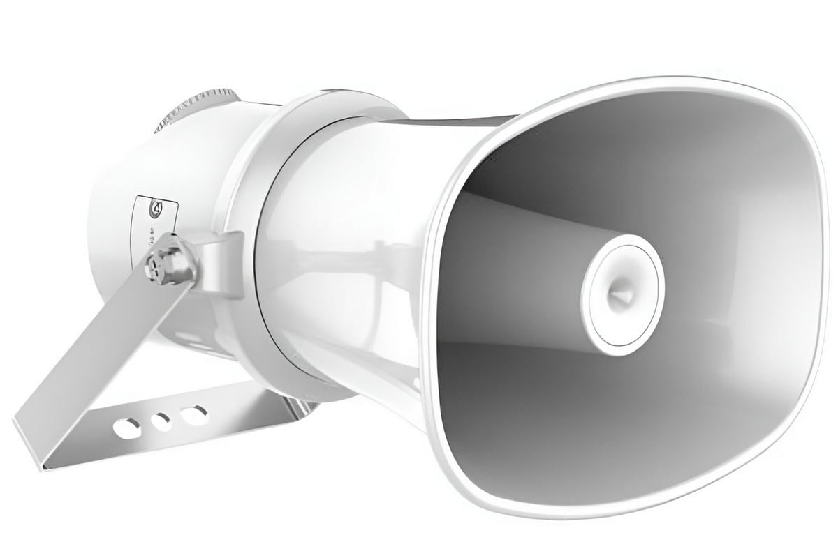 Goarna de exterior PA, 7W, impedanta 8 ohm, PoE, 4GB EMMC, Alarma, IP67, Hikvision DS-QAZ1307G1-E. Fiabilitate si performanță 1 Goarna de exterior PA