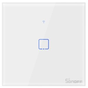Intrerupator Wifi + RF incastrabil Alb 1 circuit SONOFF  TX T1 EU 1C