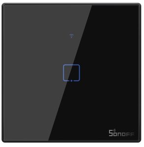 Intrerupator Wifi + RF incastrabil Negru 1 circuit SONOFF SONOFF-TXT3EU1C. Fiabilitate si performanță
