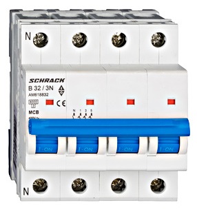 Intrerupator automat, 4P, 32A, 6KA, B Schrack AM618832. Fiabilitate si performanță 1 Intrerupator automat