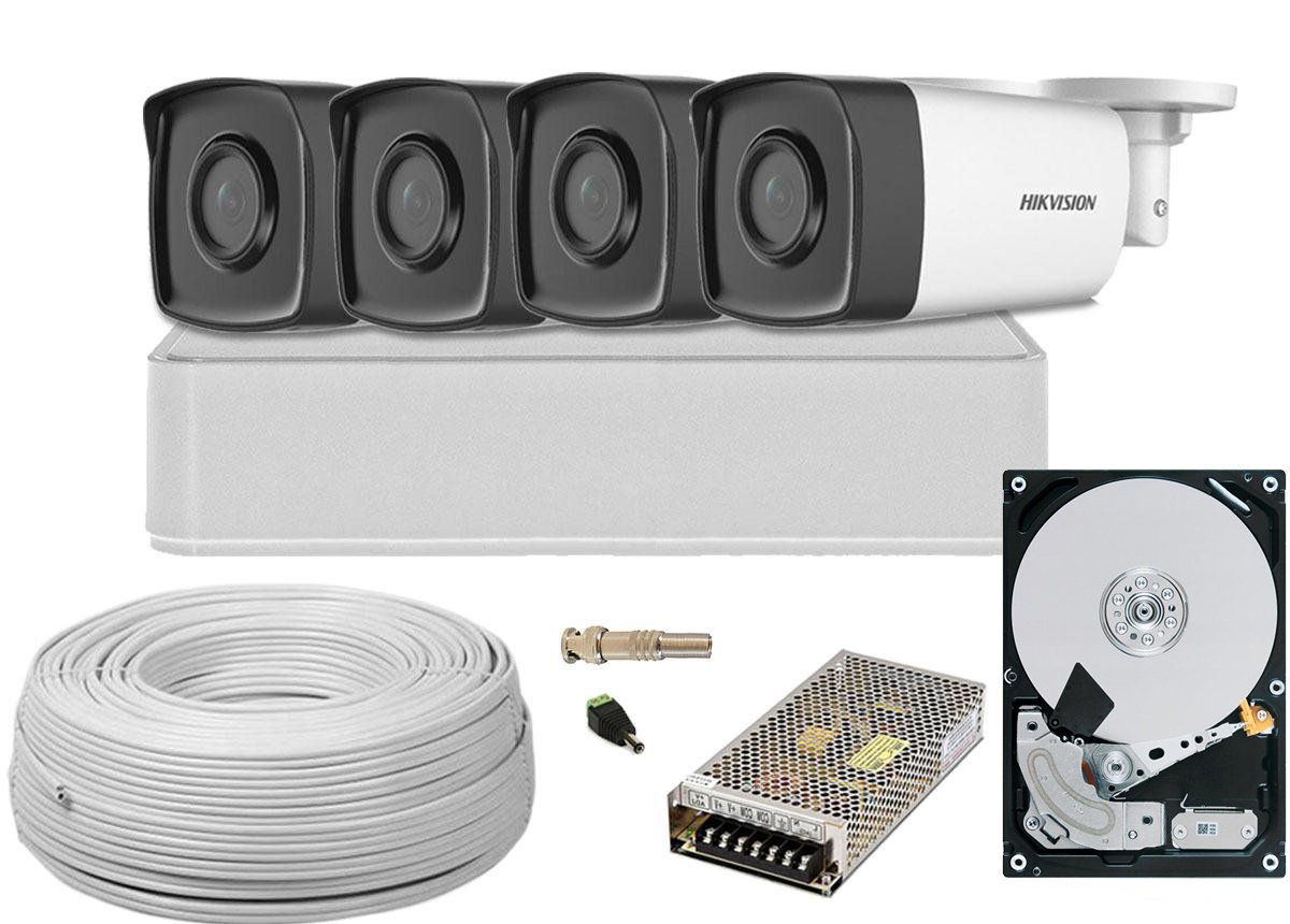 Kit 4 camere de exterior, 2MP FullHD, 80m IR, Hikvision HIK-4E28-1TB-SHQ-TW. Fiabilitate si performanță 1 Kit 4 camere de exterior, 2MP FullHD, 80m IR, Hikvision HIK-4E28-1TB-SHQ-TW. Fiabilitate si performanță – ofertă, preț și specificații
