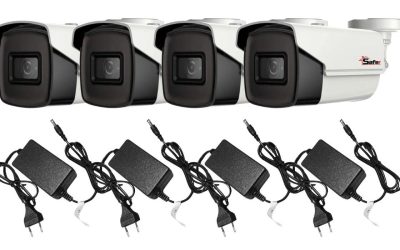 Kit 4 camere de exterior Safer PRO, 5MP – Fiabilitate și Performanță