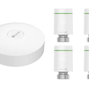 Kit Gateway A3 si 4 termostate inteligente T55 Ezviz