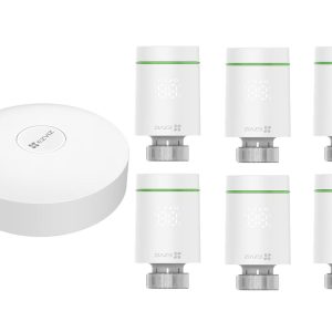 Kit Gateway A3 si 6 termostate smart T55 Ezviz
