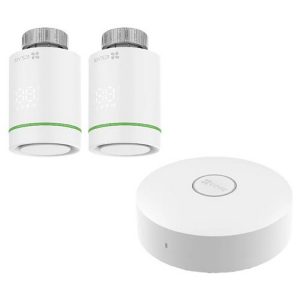 Kit Gateway si 2 termostate inteligente Ezviz CS-T55/A3, afisaj LED, comunicare Wireless 2.4 GHz ZigBee, precizie 0.5 grade. Fiabilitate si performanță – ofertă, preț și specificații
