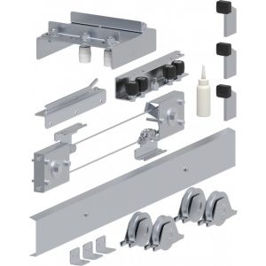Kit accesorii feronerie, pentru poarta culisanta telescopica, 2X5.5 metri, 400kg per semifoaie. Fiabilitate si performanță – preț, specificații, ofertă