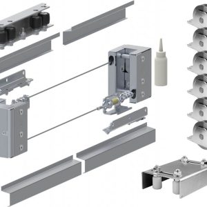 Kit accesorii feronerie pentru poarta culisanta telescopica 3X2 metri