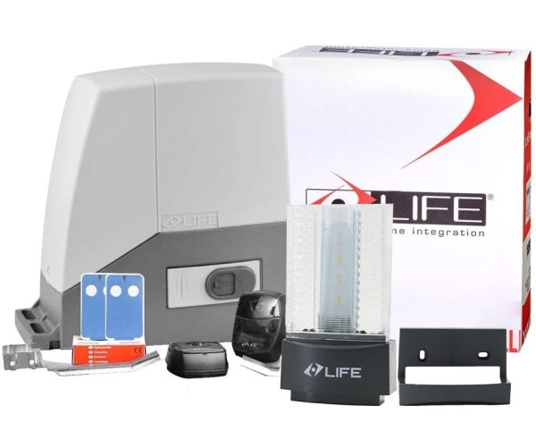 Kit automatizare poarta culisanta 600 Kg LIFE Acer
