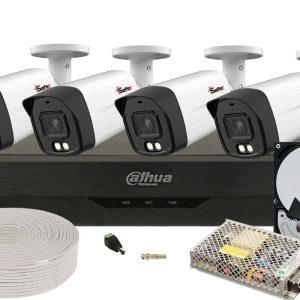 Kit complet 4 camere Full Color 8MP