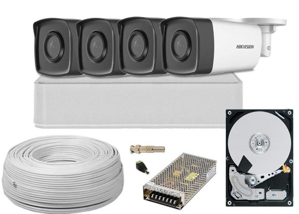 Kit complet cu 4 camere de exterior