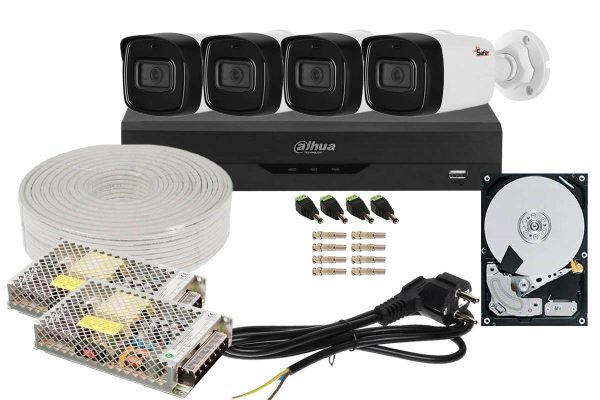 Kit complet de supraveghere exterior