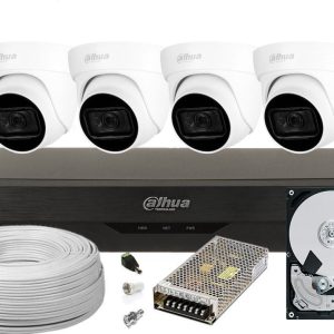 Kit de supraveghere 4 camere dome
