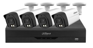 Kit de supraveghere Dahua 4 camere 5MP cu Microfon și DVR 8MP 1 Kit de supraveghere Dahua, 4 camere 5MP, Iluminare duala 40m, Microfon, DVR 4 canale 8MP WizSense, DHI-4X1500TLMIL. Fiabilitate si performanță