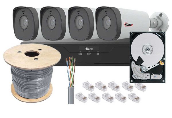 Kit de supraveghere IP complet