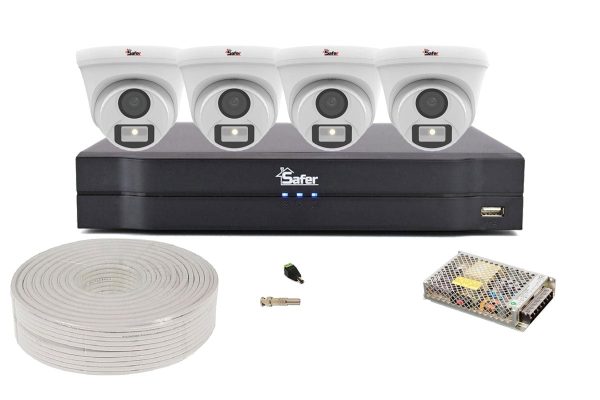 Kit de supraveghere pentru interior cu accesorii