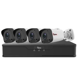 Kit Supraveghere Video IP Exterior - Performanță și Fiabilitate 1 Kit de supraveghere video IP de exterior, 4 camere 4 MP, IR 30 m, NVR 8 canale, PoE, Safer, KITIP-4X-4MP420. Fiabilitate si performanță
