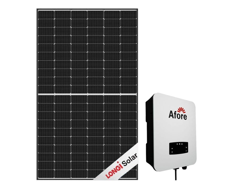 Kit energie verde fotovoltaica, cu panouri Longi si invertor solar Afore, 5.3 KW, BNT005KTL+LR4. Fiabilitate si performanță 1 Kit energie verde fotovoltaica