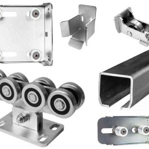 Kit feronerie poarta autoportanta 500Kg cu console superioare suplimentare