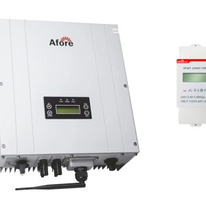 Kit invertor On-Grid monofazat 3kW si contor de energie 10kWA