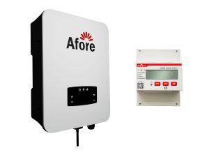Kit invertor On-Grid trifazat 5kW si contor de energie 50kWA, Afore BNT005KTL+SMART. Fiabilitate si performanță