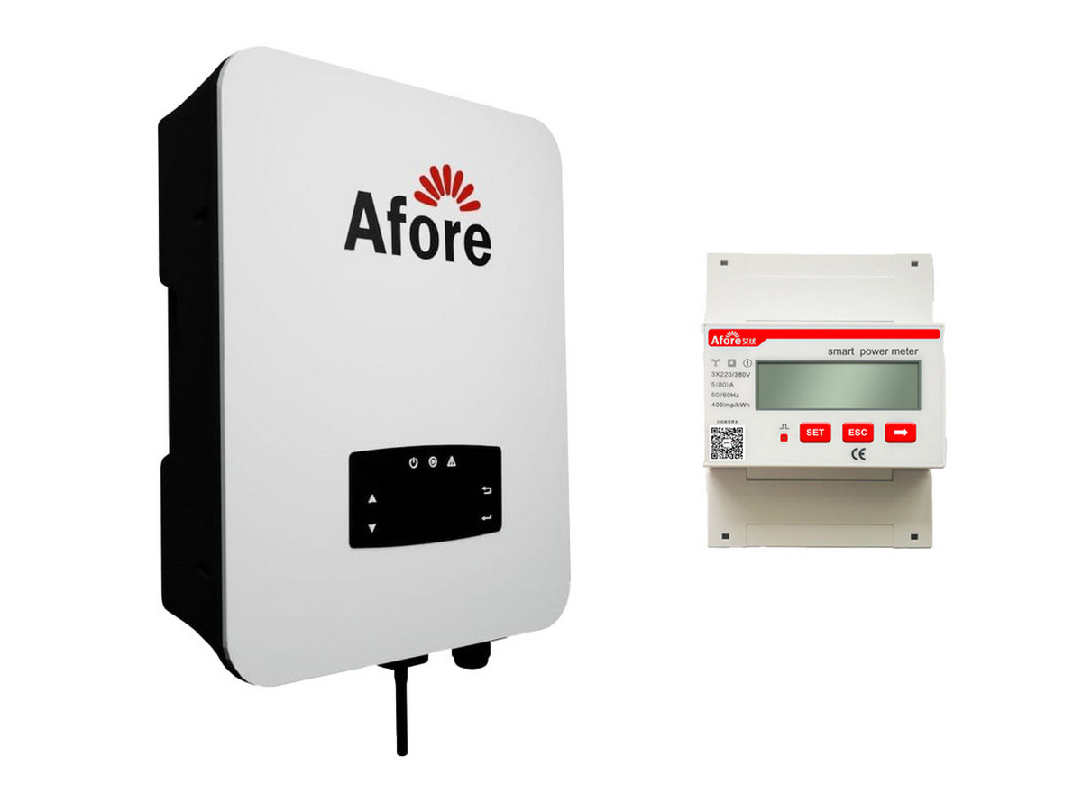Kit invertor On-Grid trifazat 5kW si contor de energie 50kWA, Afore BNT005KTL+SMART. Fiabilitate si performanță 1 Kit invertor On-Grid trifazat 5kW si contor de energie 50kWA, Afore BNT005KTL+SMART. Fiabilitate si performanță – ofertă, preț și specificații