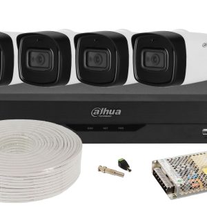 Kit pentru exterior cu 4 camere 2K
