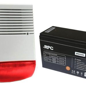 Kit sirena exterior BS1 si acumulator