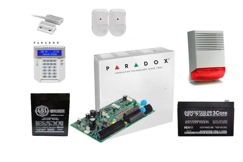Kit sistem alarma Paradox SP7000 de exterior KIT SP7000 EXT. Fiabilitate si performanță 1 Kit sistem alarma Paradox SP7000 de exterior KIT SP7000 EXT