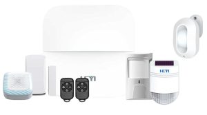 Kit sistem alarmă wireless Heyi - Securitate avansată 1 Kit sistem alarma wireless antiefractie Heyi, GSM, 2 zone, 2 detectori miscare, 10 senzori miscare, sirena exterior si exterior, KIT-HEYI-W20X10. Fiabilitate si performanță