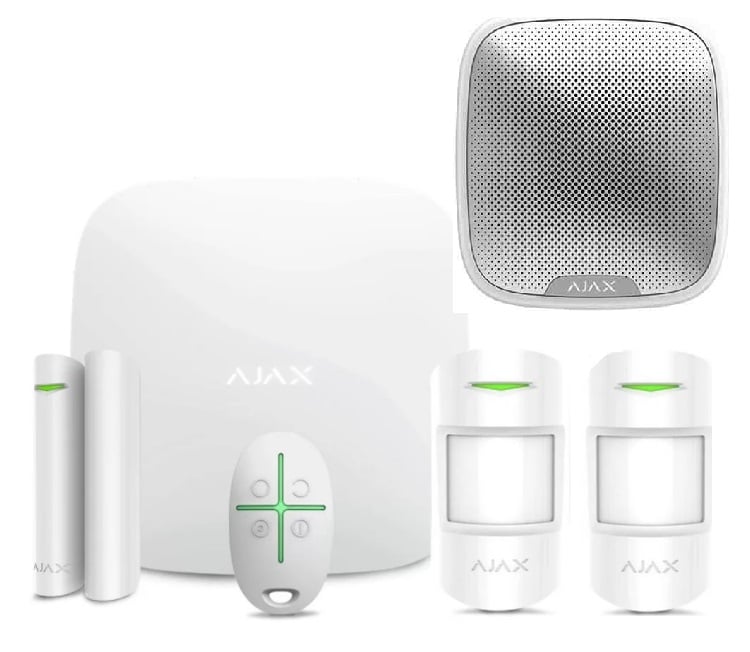 Kit sistem de alarma IP / GSM wireless Ajax 3 zone si sirena exterior KITAjax3SIR. Fiabilitate si performanță 1 Kit sistem de alarma IP / GSM wireless Ajax 3 zone si sirena exterior KITAjax3SIR