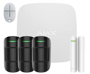 Kit sistem de alarma IP / GSM wireless Ajax 4 zone KItAjax4-BL. Fiabilitate si performanță