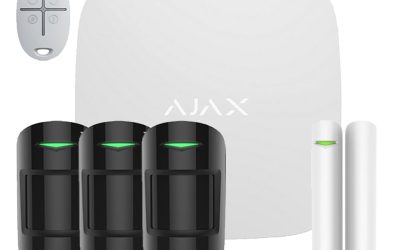 Kit sistem de alarma IP / GSM wireless Ajax 4 zone KItAjax4-BL