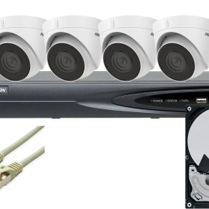 Kit sistem supraveghere IP Hikvision