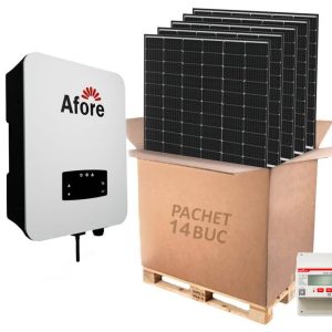 Kit solar invertor ON-GRID Trifazat 5KW