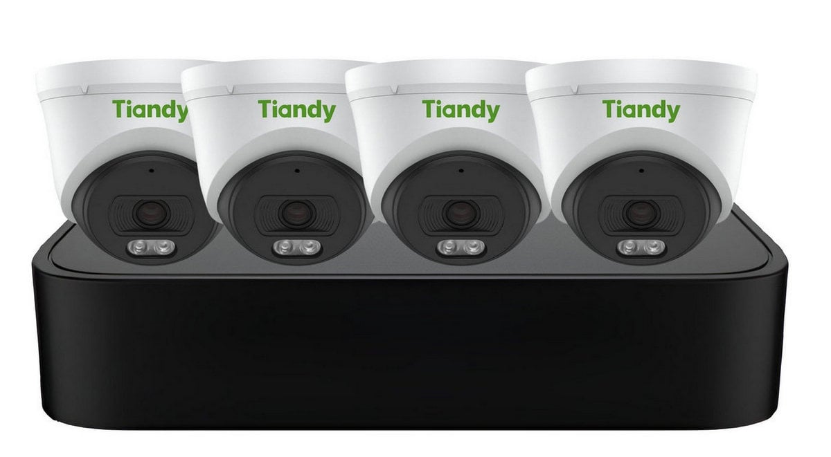 Kit supraveghere IP Analog Killer Tiandy PoE, 4 camere 2MP FULL HD, IR 30m, NVR 4 canale, KIT-TN-2MPINTPOE. Fiabilitate si performanță 1 Kit supraveghere IP Analog Killer Tiandy PoE