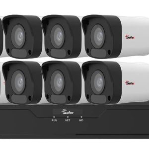 Kit supraveghere IP Safer 8 camere exterior FULL HD POE ALL