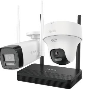 Kit supraveghere IP Wireless HiLook EasyLink IKS-2042BTH-PH/W