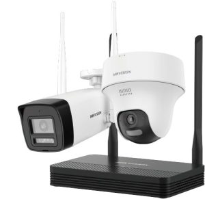 Kit Supraveghere IP Wireless Hikvision HiLook IKS-2044BTH-PH/W 1 Kit supraveghere IP Wireless Hikvision HiLook EasyLink IKS-2044BTH-PH/W, 2 camere 4MP, NVS, IR 30m, microfon, difuzor, slot microSD. Fiabilitate si performanță
